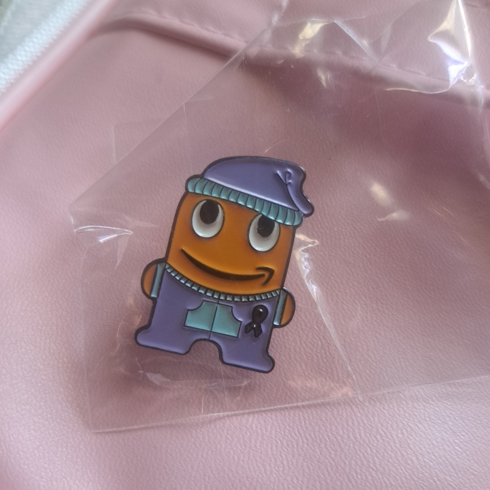 Amazon Cancer Awareness PJs Peccy Pin *New*